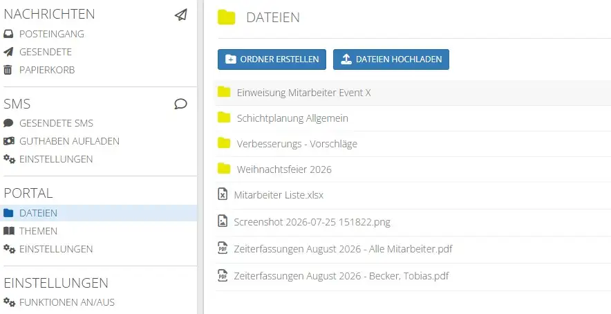 Dateien & Themen